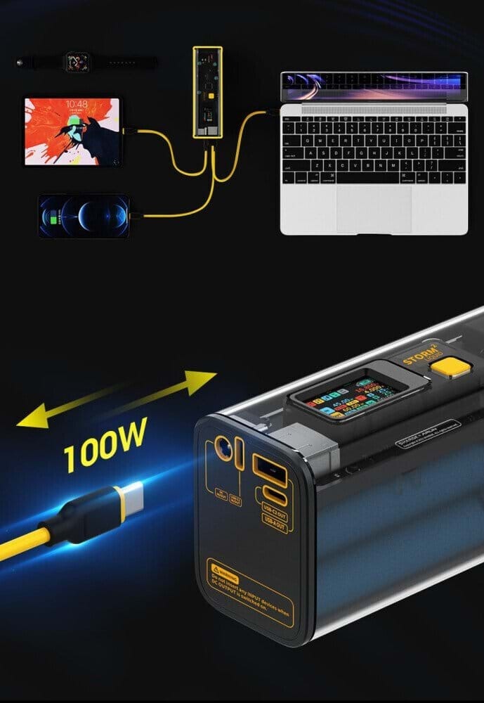 pin sạc dự phòng storm ii 100w