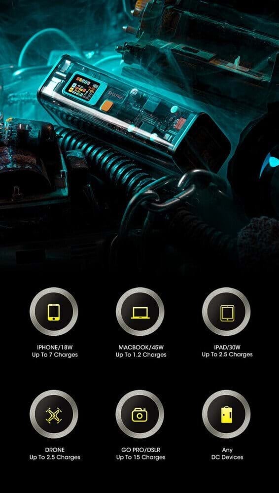 pin sạc dự phòng storm ii 100w