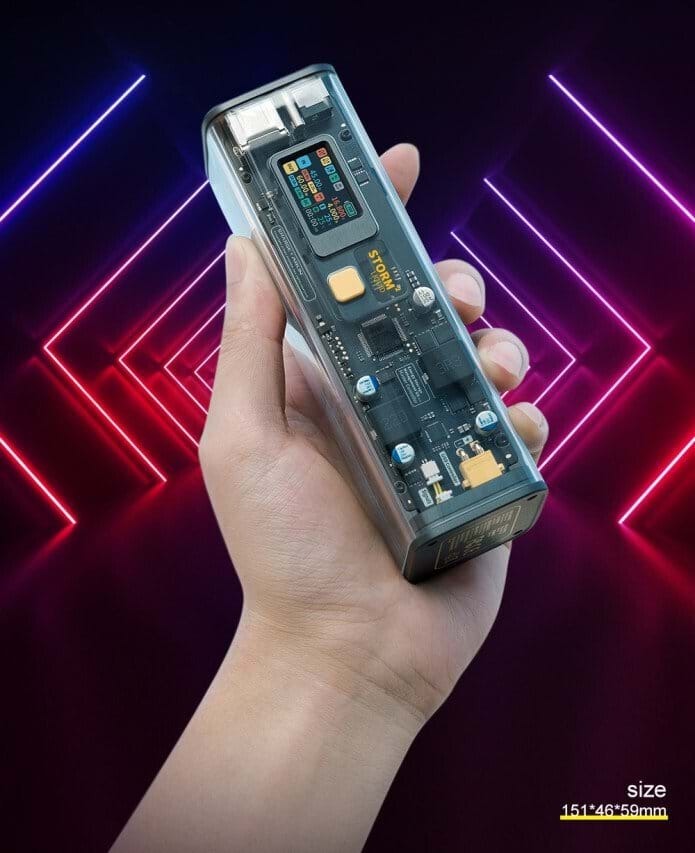 pin sạc dự phòng storm ii 100w