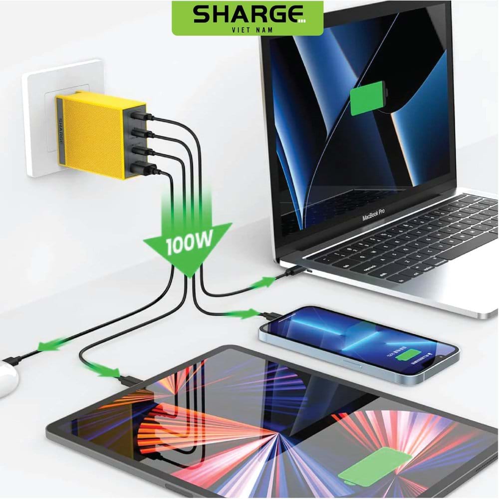 Củ sạc Shargeek 100W Pro