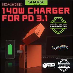 Củ sạc cao cấp Shargeek 140W PD3.1