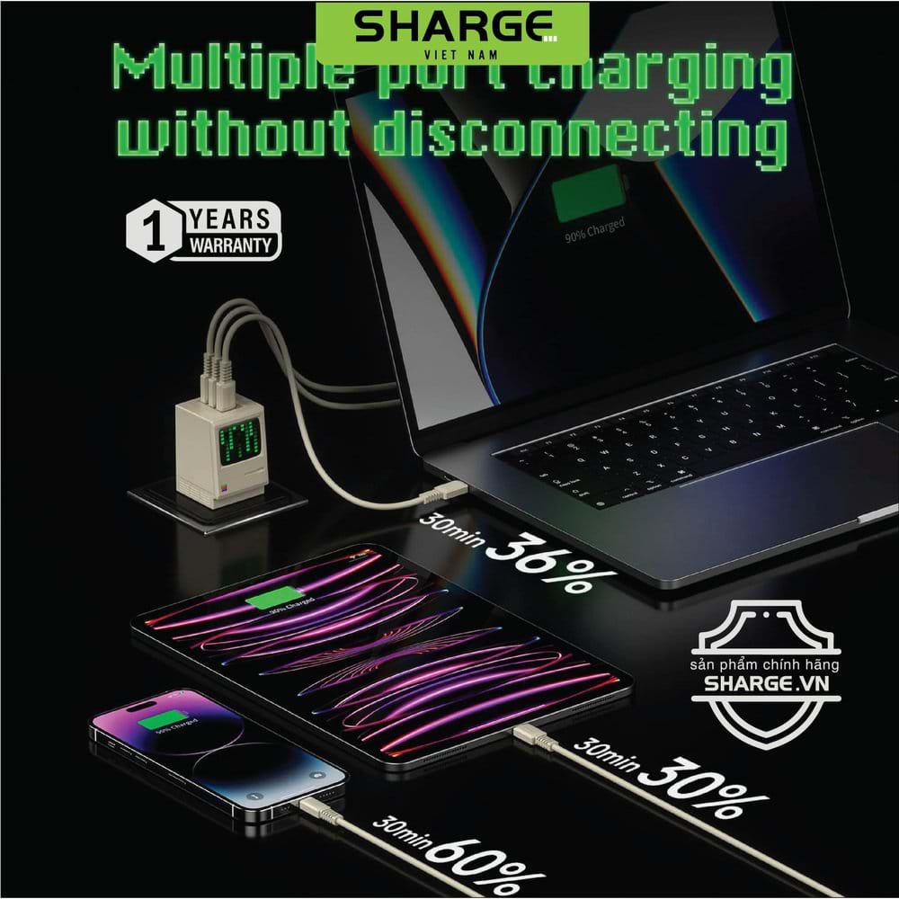 Củ sạc Shargeek Retro 67W