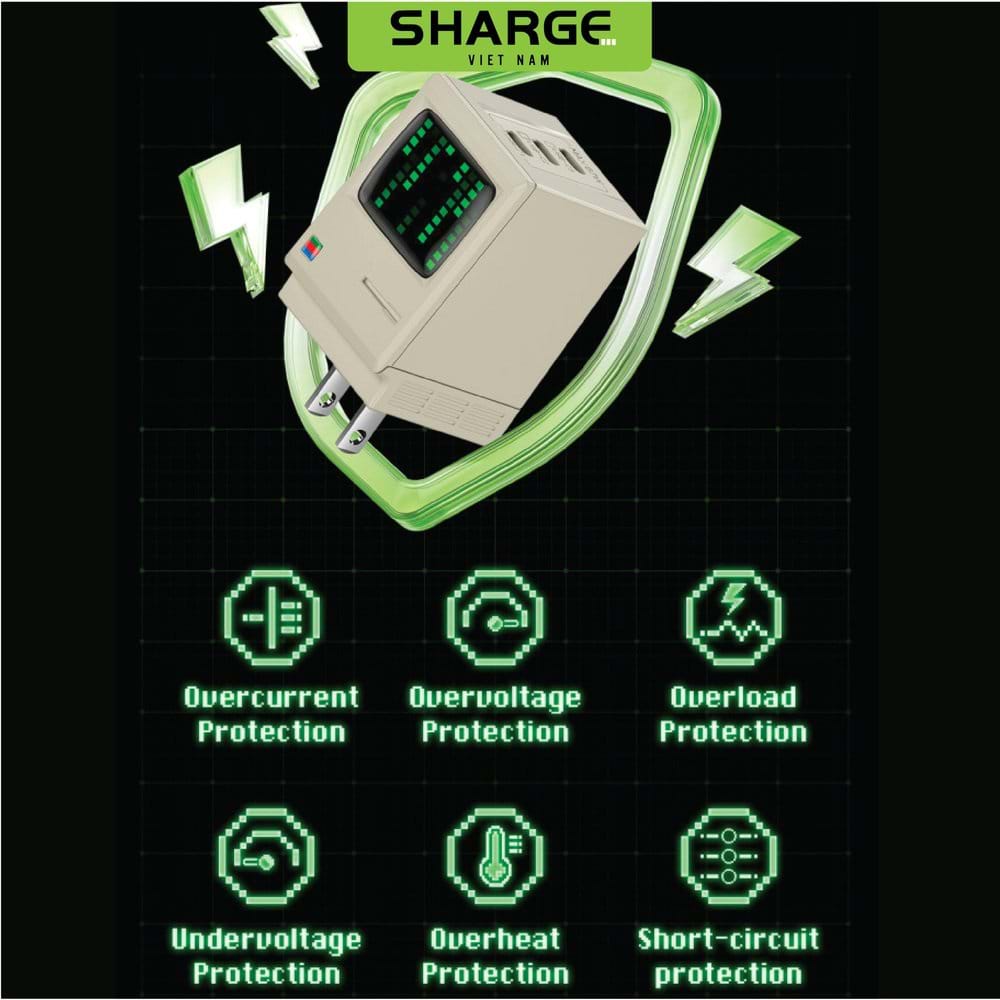 Củ sạc Shargeek Retro 67W