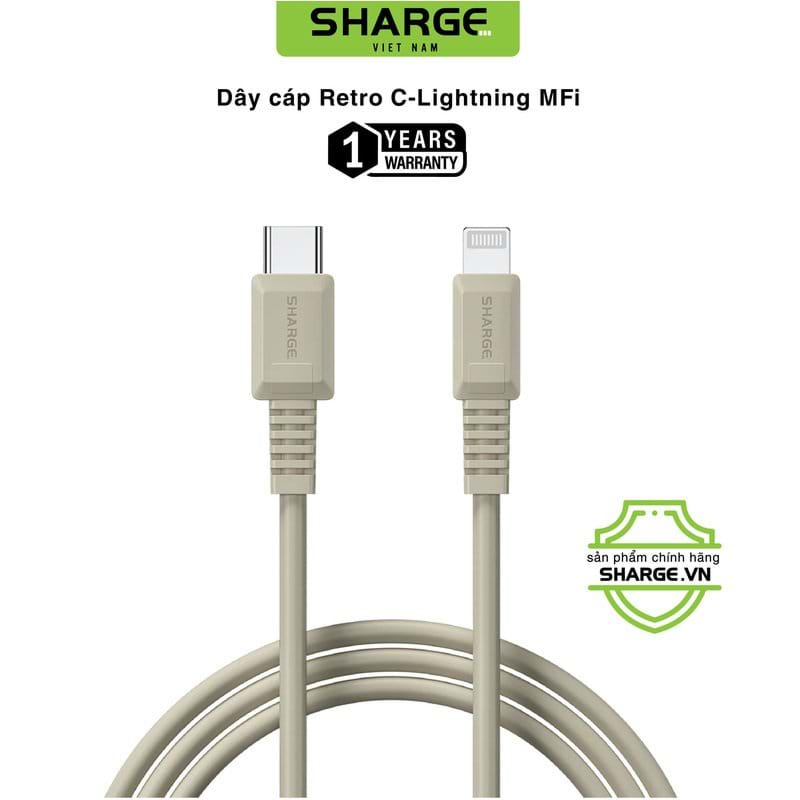 Cáp sạc Retro C-Lightning