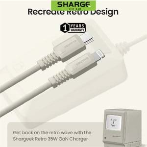 Cáp sạc Retro C-Lightning