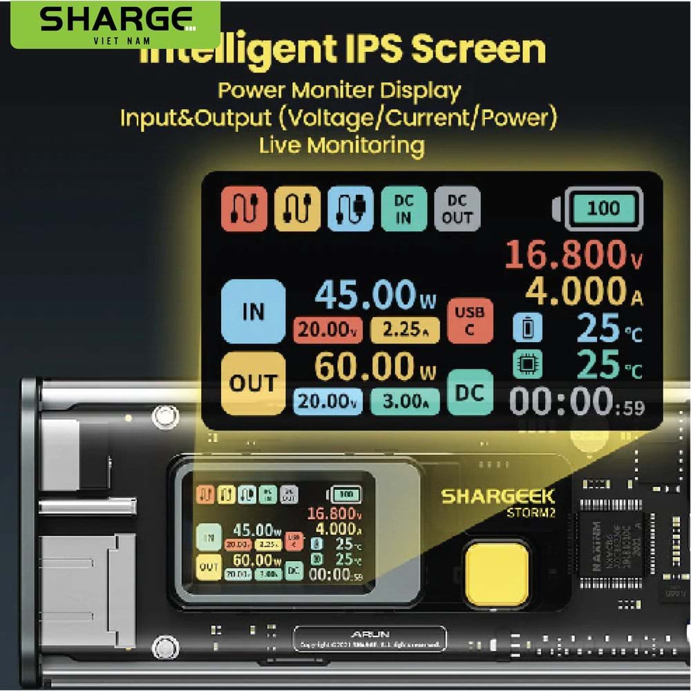 Pin dự phòng Shargeek 100 (Storm 2)