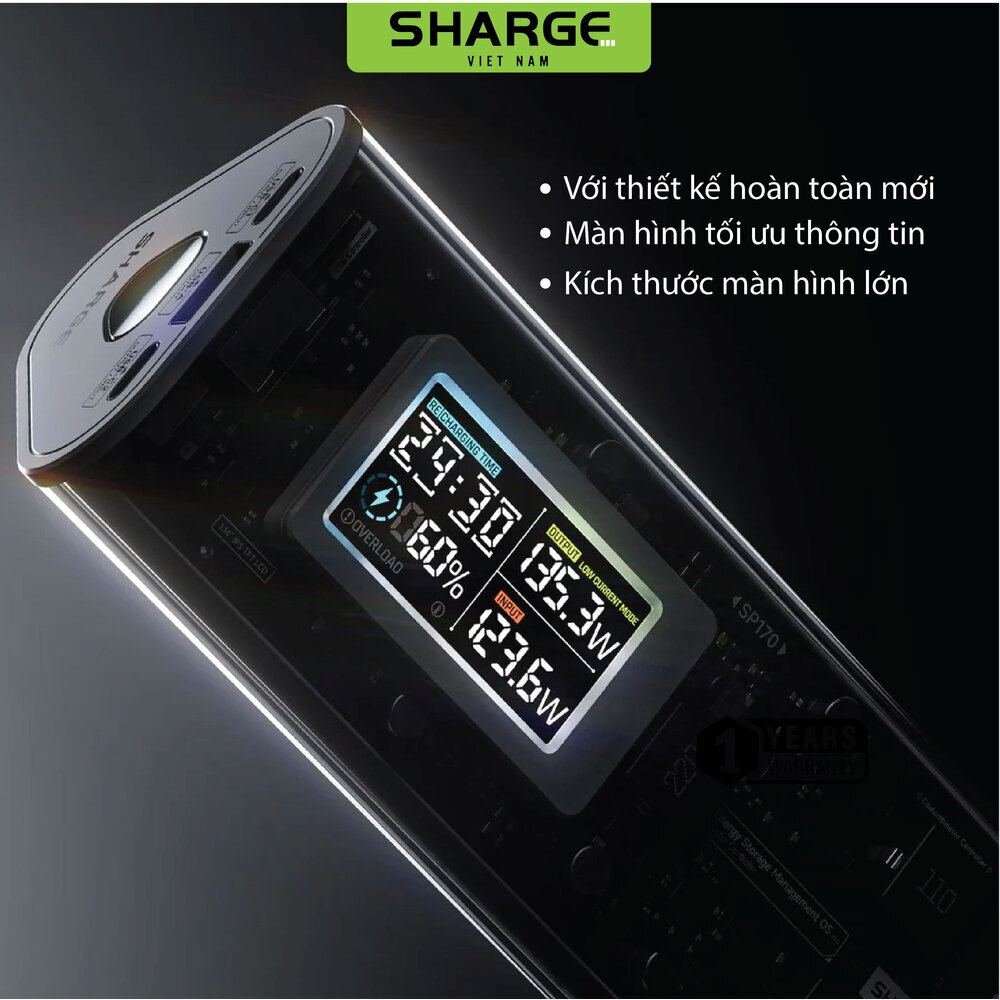 Pin dự phòng Shargeek 170