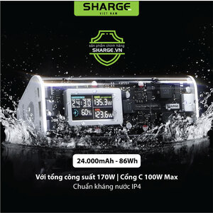Pin dự phòng Shargeek 170