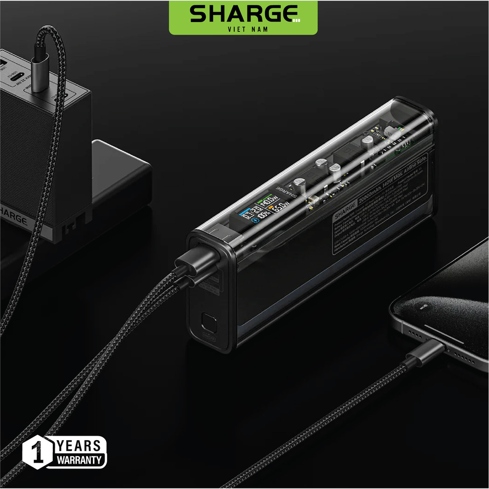 Pin dự phòng Pin dự phòng Trusmi 20.000mAh PD 22.5W kèm cáp type-C +